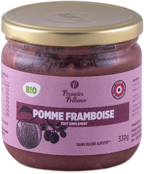 Compote Pomme Framboise BIO