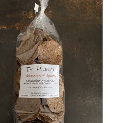 Buckwheat Crisps - Chipsenn 4 spices and gluten-free buckwheat