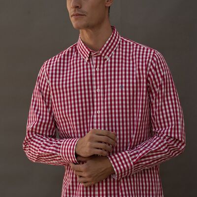 Chemise Manches Longues Fuchsia 1