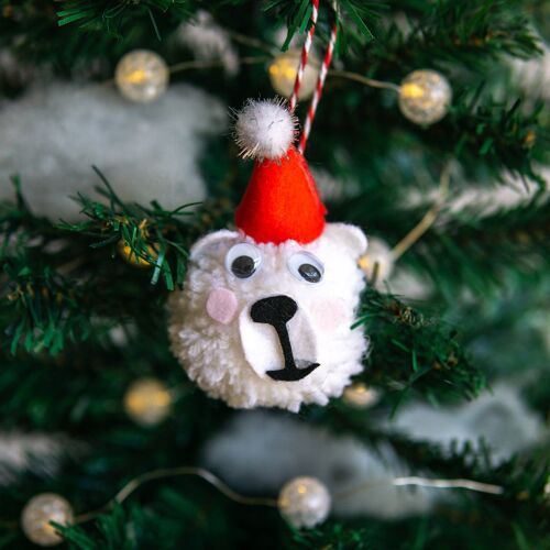 Pom Pom Polar Bear Craft Kit