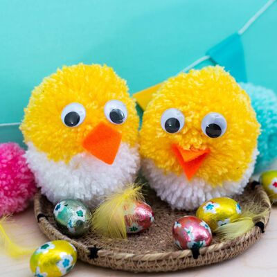 Pom Pom Easter Egg Craft Kit