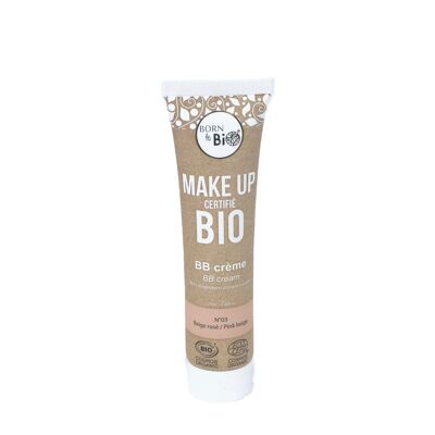 BB cream N° 3 Pink beige - Certified organic