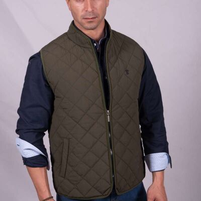 Khaki Water Resistant Fabric Vest