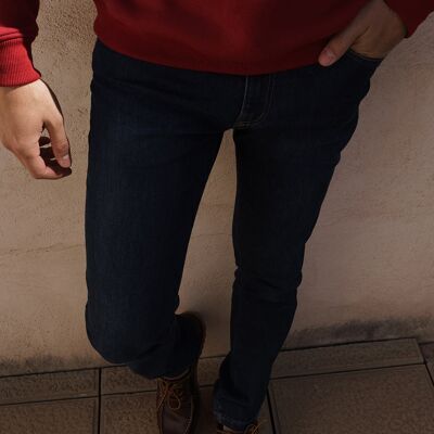 Pantaloni in denim scuro