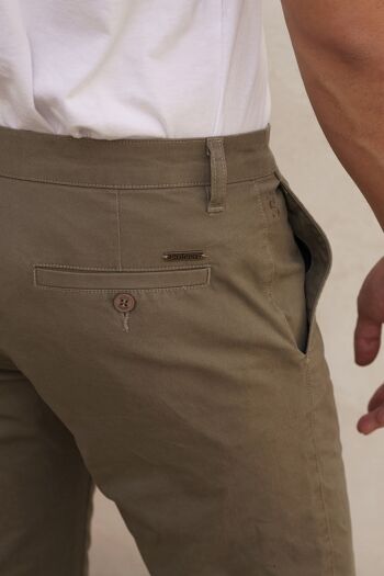 Pantalon chino grillé 4