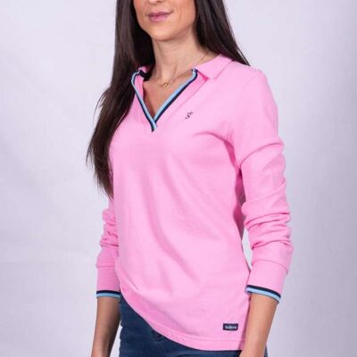 pink polo shirt 2
