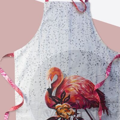 Sundown Flamingo Apron