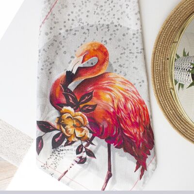 Sundown Flamingo | XL Premium Tea Towel - Single Tea Towel