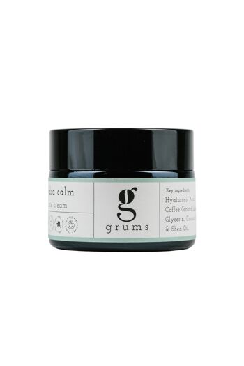 crème pour le visage hydra calm - crème pour le visage à l'acide hyaluronique + ingrédients recyclés (antiallergiques) 2