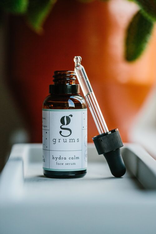hydra calm face serum - hyaluronic acid serum + upcycled ingredients
