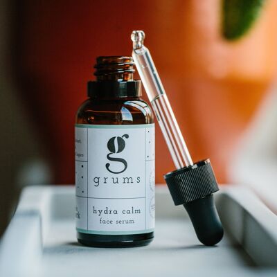 hydra calm face serum - hyaluronic acid serum + upcycled ingredients