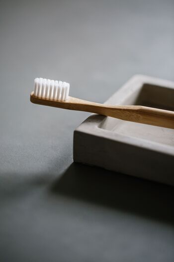 brosse à dents en bambou (blanc) 4
