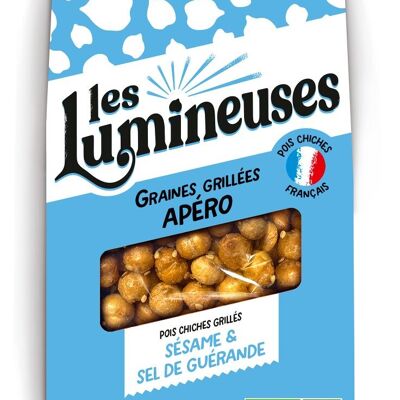 Gegrillter Aperitif – BIO-Samen – Sesam-Kichererbsen und ein Hauch Guérande-Salz 90 g – GLUTENFREI