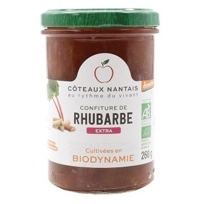 Confiture Rhubarbe Bio Demeter - 260G