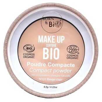 POUDRE COMPACTE N° 1 BEIGE CLAIR - Certifiée Bio 2