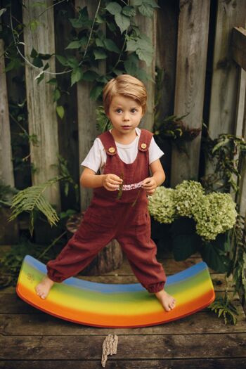 planche d'équilibre en bois Kinderboard Rainbow 3