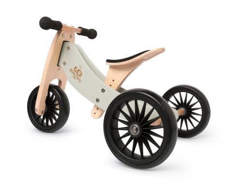 wooden balance bike 2 in 1 Tiny Tot Plus Silver Sage