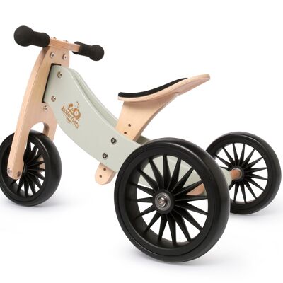 wooden balance bike 2 in 1 Tiny Tot Plus Silver Sage