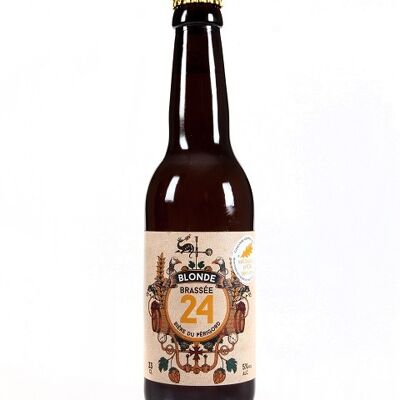 Blond beer "Brassed 24" - 5° - 33cl