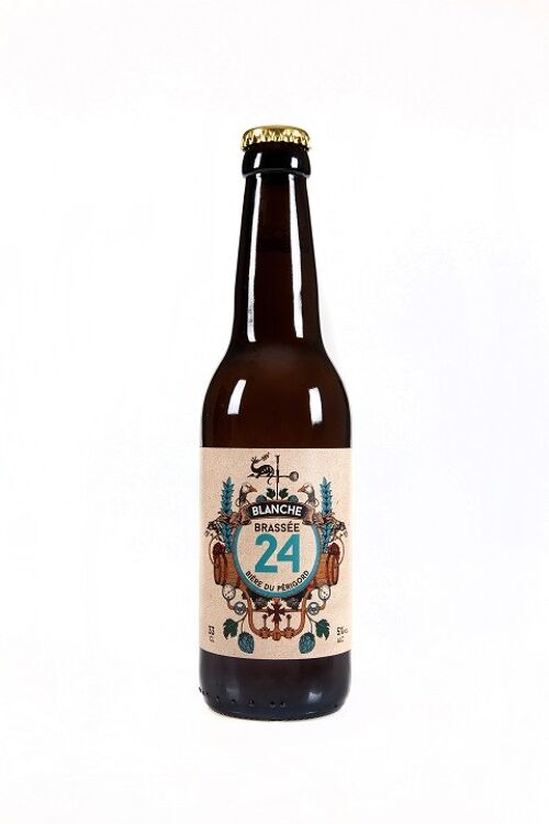 Bière Blanche "Brassée 24" - 5° - 33cl