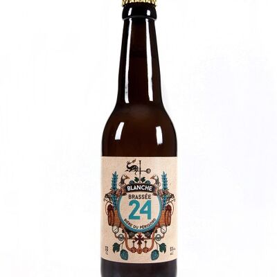 Bière Blanche "Brassée 24" - 5° - 33cl