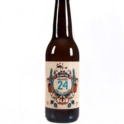 Bière Blanche "Brassée 24" - 5° - 33cl