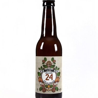 Walnut Liqueur Beer "Brassée 24" - 5.5° - 33cl