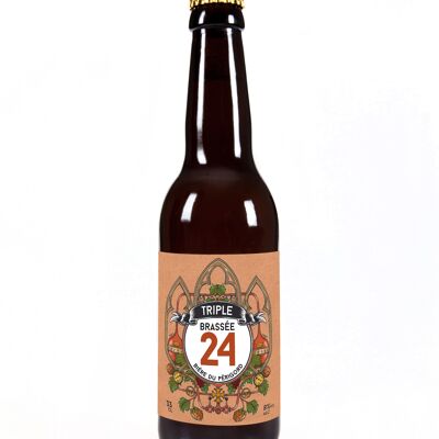 Bière Triple "Brassée 24" - 8° - 33cl