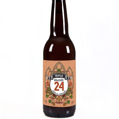 Bière Triple "Brassée 24" - 8° - 33cl