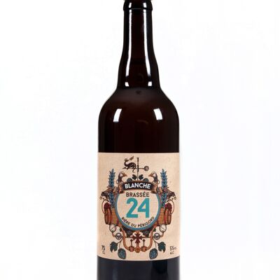 White beer "Brewed 24" - 5° - 75cl