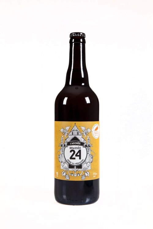 Bière L'Adorée "Brassée 24" - 7° - 75cl