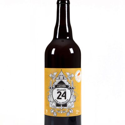 Bière L'Adorée "Brassée 24" - 7° - 75cl