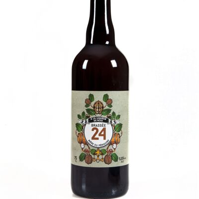Bière A La Liqueur De Noix "Brassée 24" - 5,5° - 75cl