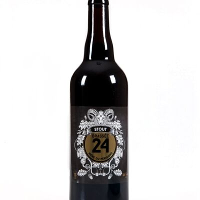 Cerveza Stout "Brassed 24" - 6.6° - 75cl