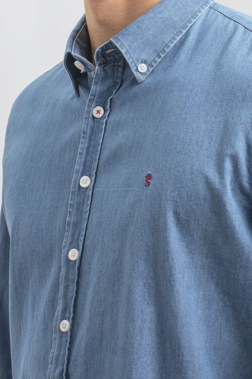 Camisa Denim Azul Claro