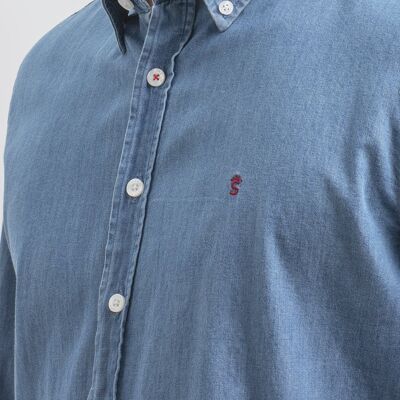 Camisa Denim Azul Claro