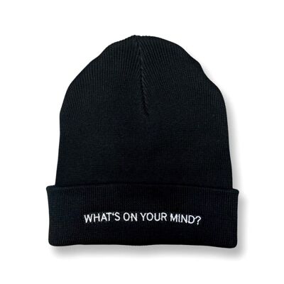 'What's on your mind?' beanie