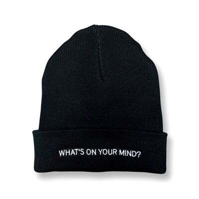 'Qu'est-ce qui préoccupe votre esprit?' bonnet