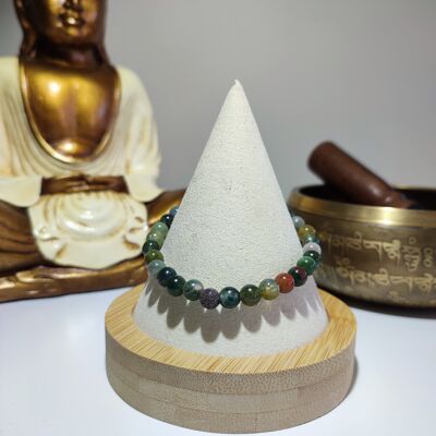 Pulsera Agata India 6mm