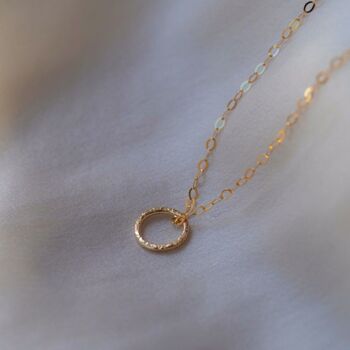 Collier Cercle Karma / Jaune 3