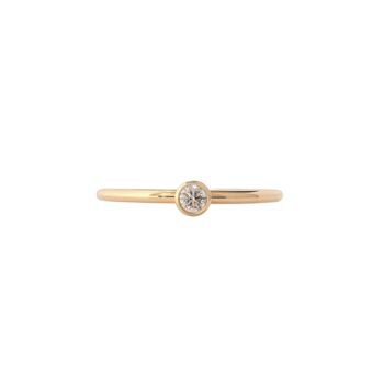 Bague solitaire diamant Circinus 3 1