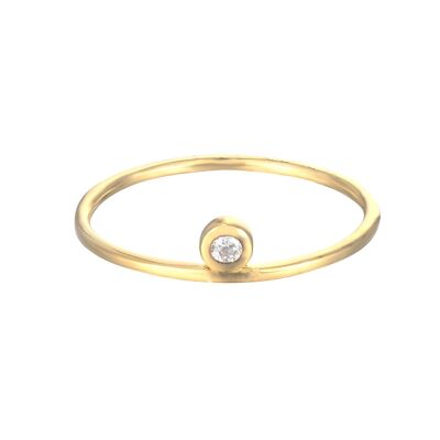 Circinus Diamond On the Side Ring 2