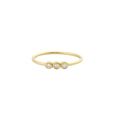 Circinus 3 Diamond Bar Ring 5