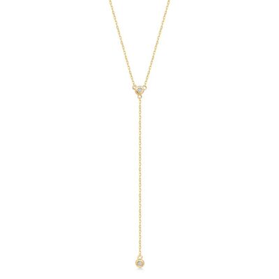 Collier Lasso Diamant Circinius / Blanc 14k