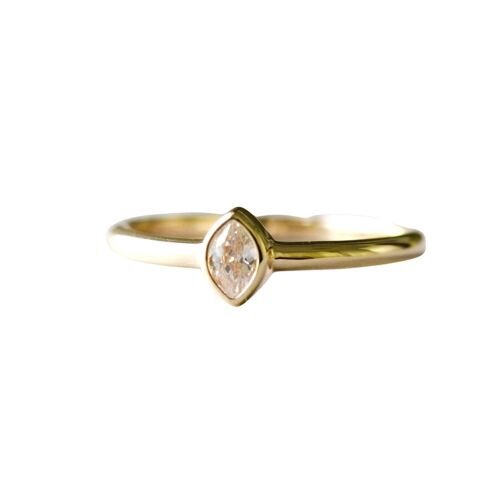 Sirius Marquis Diamond Bezel Ring 1