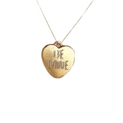 Be Mine Necklace / 9k yellow
