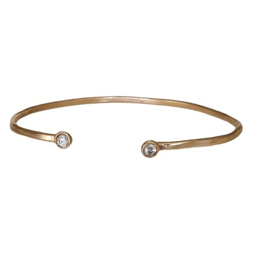 Altair 2 Diamond Cuff Bracelet / 9k rose