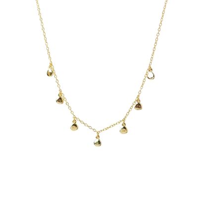 Scattered Stars Dangle Demi Necklace / Yellow