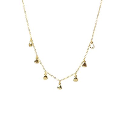 Scattered Stars Dangle Demi Necklace / Rose