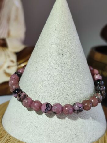 Bracelet Rhodonite 6mm 2